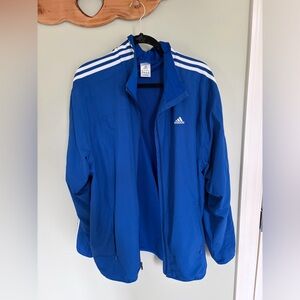 Adidas Men's Royal Blue Windbreaker